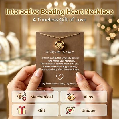 ❤️‍🔥⚙️Heartbeat Mechanical Heart Pendant – ✨Heart Design & Mechanical Aesthetic