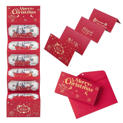 🏆Flash Sale⚡ 50K+ SOLD! Almost Gone-🎅💸Christmas Cash Gift Envelope – A creative way to give cash this Christmas!