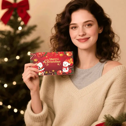 🏆Flash Sale⚡ 50K+ SOLD! Almost Gone-🎅💸Christmas Cash Gift Envelope – A creative way to give cash this Christmas!