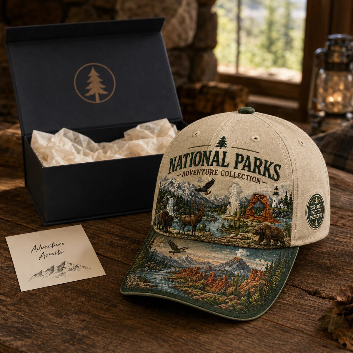 🇺🇸 Last Day Promo: 49% OFF - 🏞️National Park Adventure  Cap