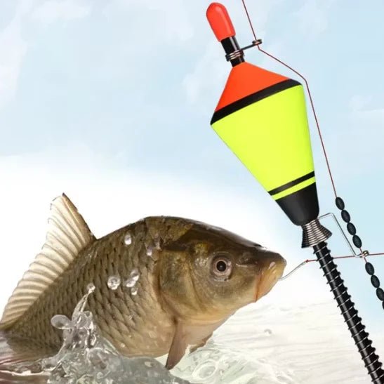 Fish caught beside a triggered HookSnap fishing float
