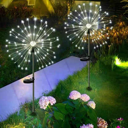 Solar Outdoor Waterproof Yard Fireworks Light