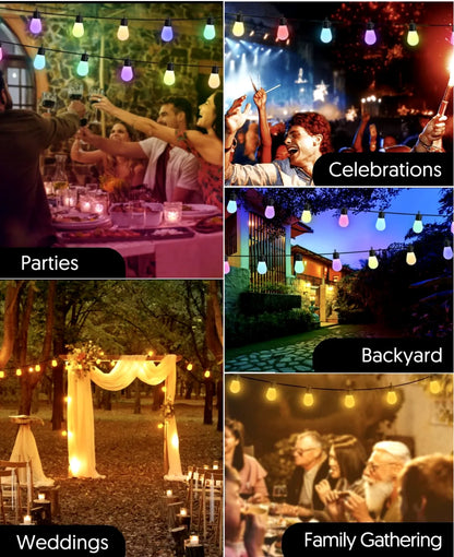 ‎5W RGB Weatherproof LED Solar String Lights