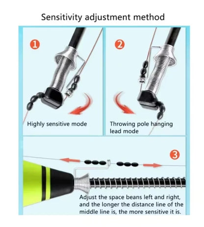 🎣⚡ Hook Snap Automatic Fishing Bobber – Luminous Spring-Loaded Float