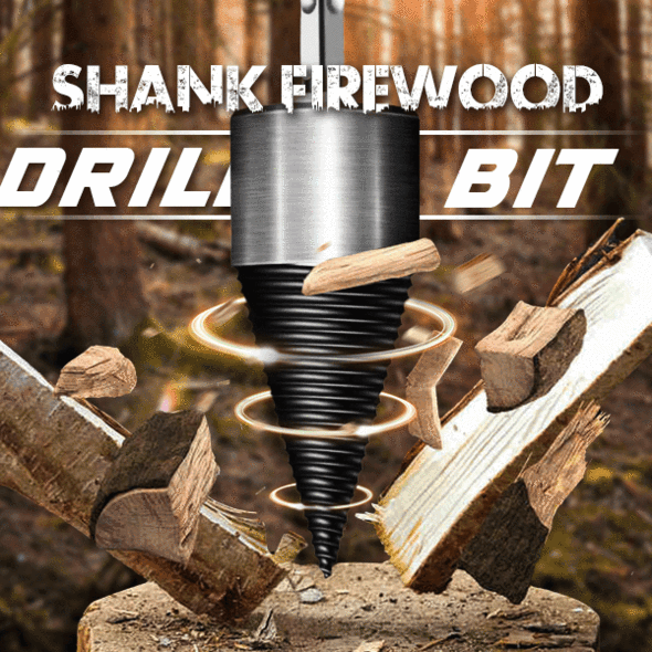 🥳2026 HOT SALE🥳💞50K+ SOLD!🔧✅Durable Drill Set Makes Quick Work of Logs. 🛠️⚡