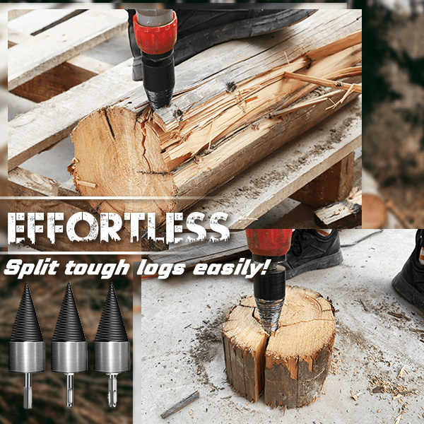🥳2026 HOT SALE🥳💞50K+ SOLD!🔧✅Durable Drill Set Makes Quick Work of Logs. 🛠️⚡