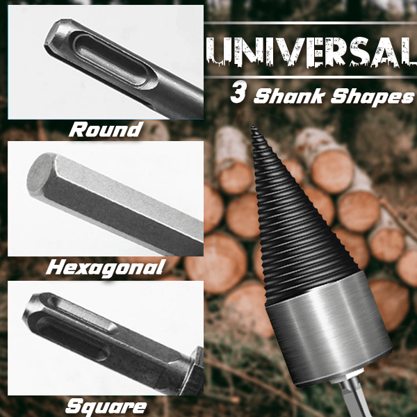 🥳2026 HOT SALE🥳💞50K+ SOLD!🔧✅Durable Drill Set Makes Quick Work of Logs. 🛠️⚡