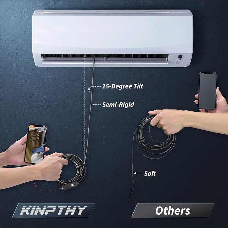 🔥LAST DAY SALE 70% OFF-🔎 Plug-and-Play Endoscope Camera - Compatible with Android & iPhone & ipad for Direct Connection 🔍📱