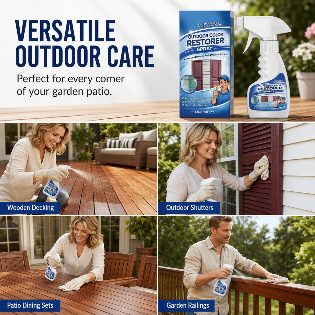 🥳2026 HOT SALE🥳💞50K+ SOLD! ☀️🛡️ 49% OFF! All-Season Wood Restorer – Penetrates deep to restore colour & creates protective shield against UV & moisture. Keep your garden furniture looking new! 🌳💪