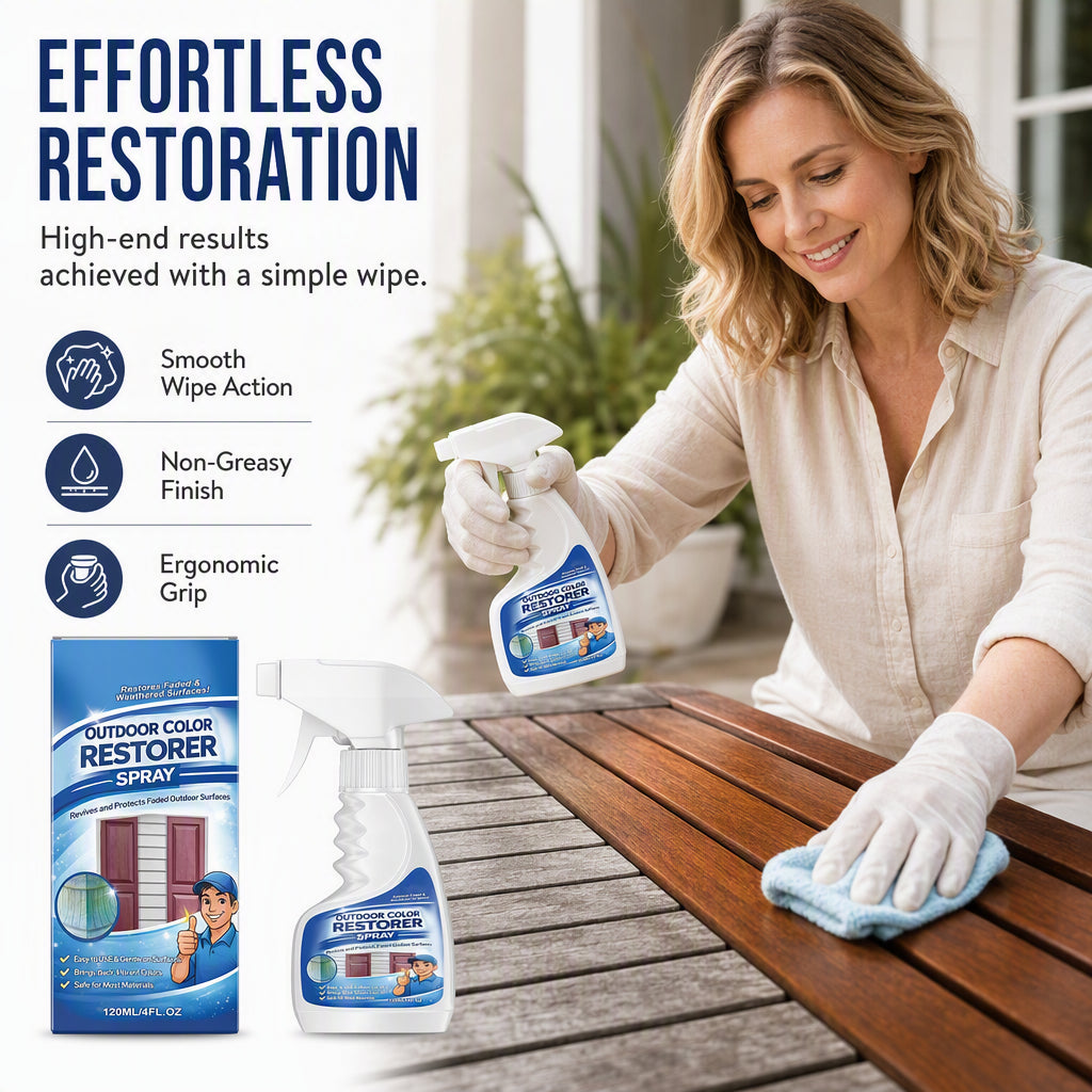 🥳2026 HOT SALE🥳💞50K+ SOLD! ☀️🛡️ 49% OFF! All-Season Wood Restorer – Penetrates deep to restore colour & creates protective shield against UV & moisture. Keep your garden furniture looking new! 🌳💪