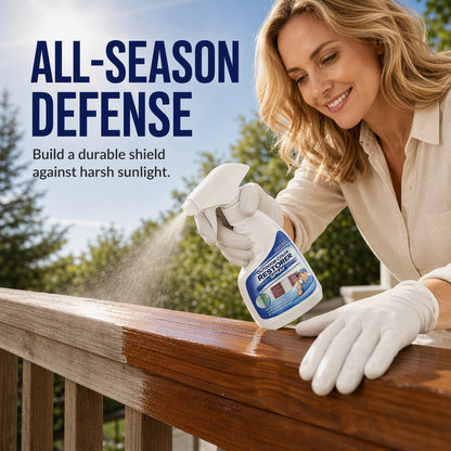🥳2026 HOT SALE🥳💞50K+ SOLD! ☀️🛡️ 49% OFF! All-Season Wood Restorer – Penetrates deep to restore colour & creates protective shield against UV & moisture. Keep your garden furniture looking new! 🌳💪