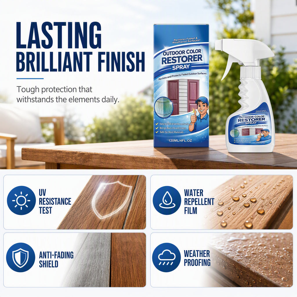 🥳2026 HOT SALE🥳💞50K+ SOLD! ☀️🛡️ 49% OFF! All-Season Wood Restorer – Penetrates deep to restore colour & creates protective shield against UV & moisture. Keep your garden furniture looking new! 🌳💪