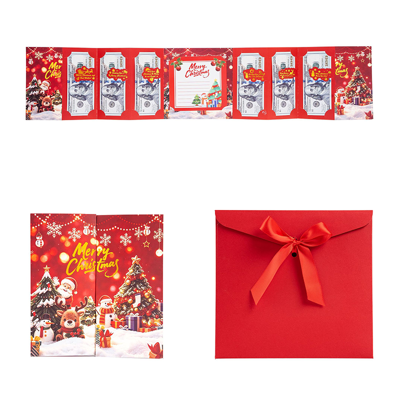 🏆Flash Sale⚡ 50K+ SOLD🎄 Festive Cash Gift Card Envelope with Holiday Notes Space